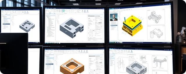 3D CAD/CAE 기반 설계 illustration