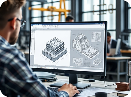 금형 설계 illustration